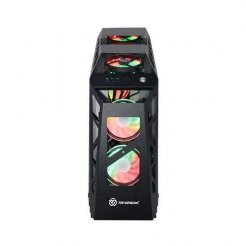 Revenger Jackhammer Tempered Glass Gaming Casing With 120mm ARGB Controller