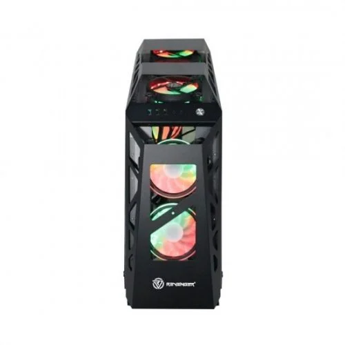 Revenger Jackhammer Tempered Glass Gaming Casing With 120mm ARGB Controller