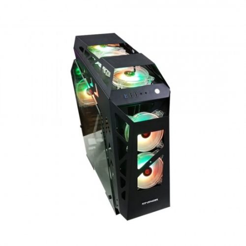 Revenger Jackhammer Tempered Glass Gaming Casing With 120mm ARGB Controller