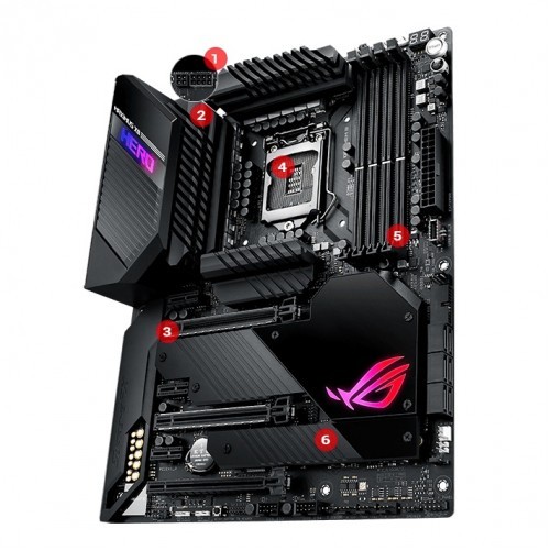 Asus ROG Maximus XII Hero Z490 Intel 10th Gen Wi-Fi ATX Motherboard Asus ROG Maximus XII Hero Z490 Intel 10th Gen Wi-Fi ATX Motherboard
