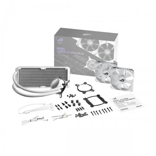 ASUS ROG Strix LC 240 All-in-One RGB White Liquid CPU Cooler