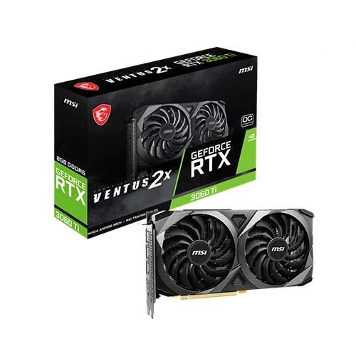 MSI GeForce RTX 3060 Ti VENTUS 2X 8G OCV1 LHR Graphics Card