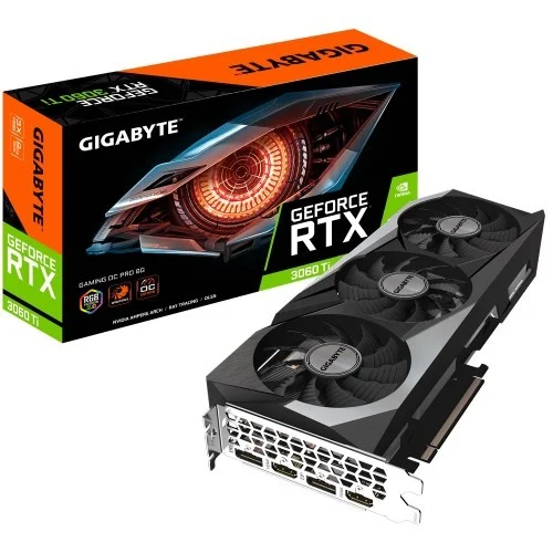 GIGABYTE GEFORCE RTX 3060 TI  GAMING OC PRO 8GB GDDR6 GRAPHICS  CARD