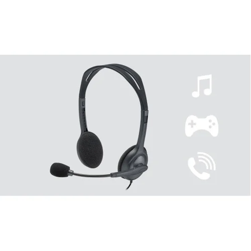 Logitech H111 STEREO Headset (One port)