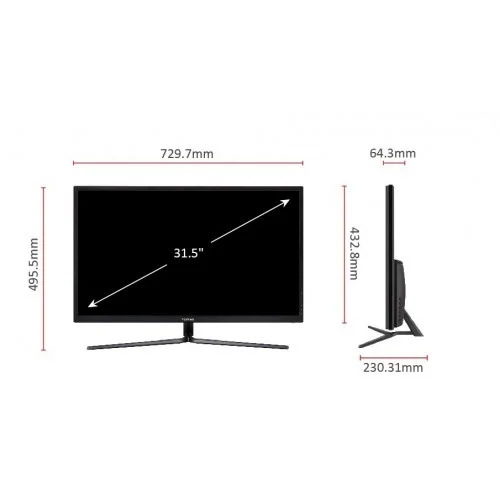 VIEWSONIC VX3211-4K-MHD 32 INCH 4K ENTERTAINMENT MONITOR
