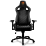 Cougar Armor s Black Premium Breathable PVC Leather Gaming Chair