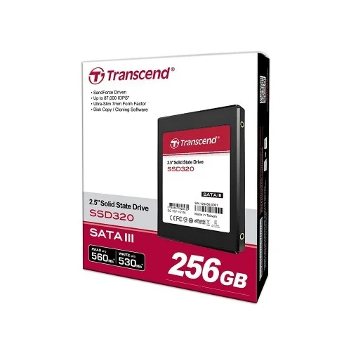 TRANSCEND 256GB SATA III 6GBS 2.5 INCH SSD