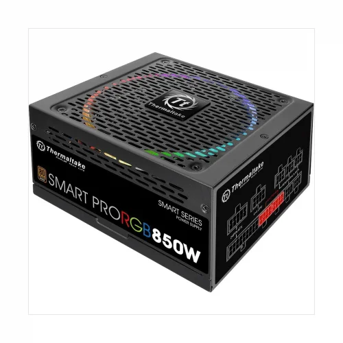 Thermaltake SMART PRO RGB 850W Full Modular 80 Plus BRONZE Flat Slave Cable Power Supply with 7 Years Warranty