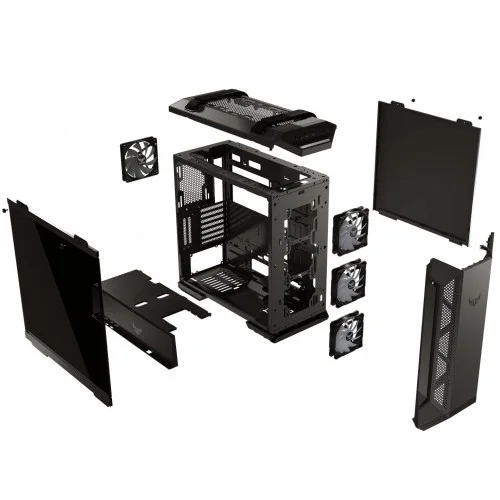 Asus TUF Gaming GT501 Mid Tower Gaming Casing Black
