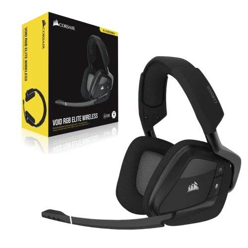 Corsair VOID ELITE RGB Wireless Premium Gaming 7.1 Headphone (Carbon)