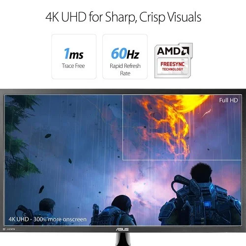 ASUS VP28UQG 28 INCH 4K ULTRA HD LCD GAMING MONITOR