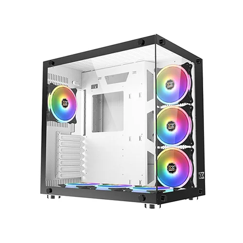 Xigmatek AQUARIUS PLUS White Tempered Glass ATX Casing