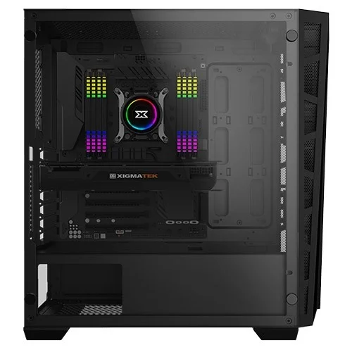 Xigmatek Cyclops Black Tempered Glass Gaming Case