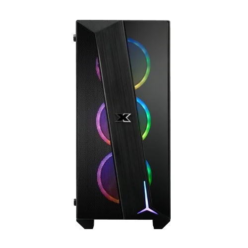 Xigmatek Cyclops Black Tempered Glass Gaming Case
