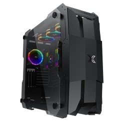 Xigmatek X7 Tempered Glass Super Tower E ATX Gaming Casing (Black)