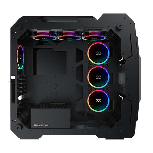 Xigmatek X7 Tempered Glass Super Tower E ATX Gaming Casing (Black)