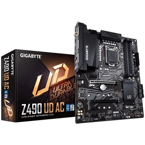 Gigabyte Z490 UD AC 10th Gen Ultra Durable WiFi ATX Motherboard