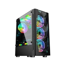 OVO E335D Mid Tower Gaming RGB Casing