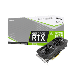 PNY GeForce RTX 3070 8GB UPRISING Dual Fan LHR GDDR6 Graphics Card