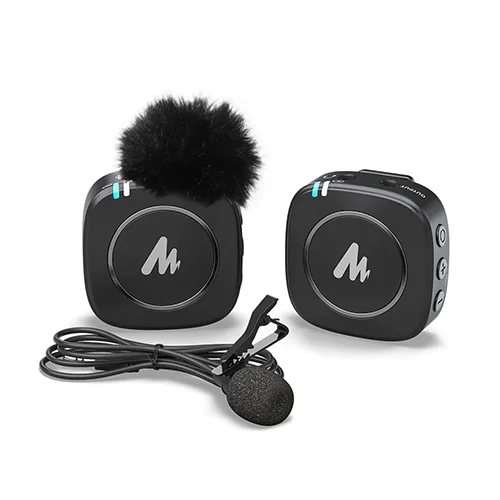 MAONO WM820 Real-time Monitoring and Mute Wireless Lavalier Mic