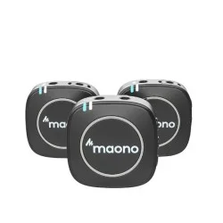 MAONO WM820 A2 Real-time Monitoring and Mute 2-Person Wireless Mic