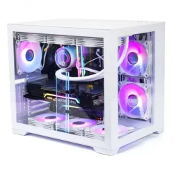 Aigo Darkflash C305 ATX Tempered Glass Gaming Case White