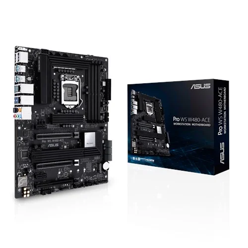 Asus Pro WS W480-ACE Intel 10th Gen Workstation Motherboard