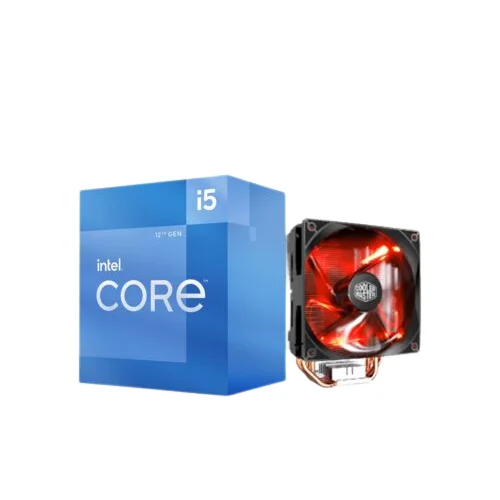 INTEL CORE I5-12500 PROCESSOR & COOLER MASTER HYPER 212 CPU COOLER COMBO