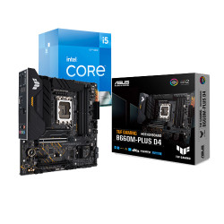 INTEL CORE I5-12500 PROCESSOR & ASUS TUF GAMING B660M-PLUS D4 MOTHERBOARD COMBO