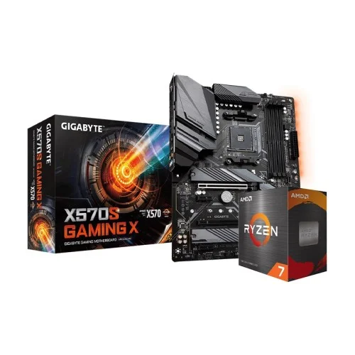 AMD RYZEN 7 5800X PROCESSOR & GIGABYTE X570S GAMING X AMD ATX MOTHERBOARD COMBO
