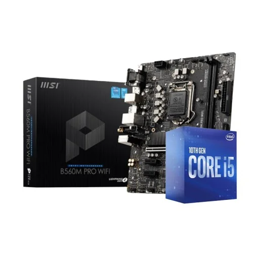 INTEL CORE I5 10400 PROCESSOR & MSI H510M PRO Intel Mirco-ATX Motherboard