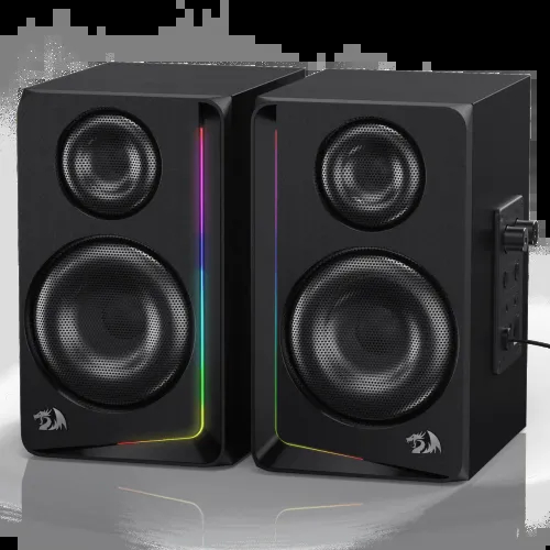 Redragon GS812 Andante 2.0 Channel Wireless RGB Gaming Speaker Redragon GS812 Andante 2.0 Channel Wireless RGB Gaming Speaker