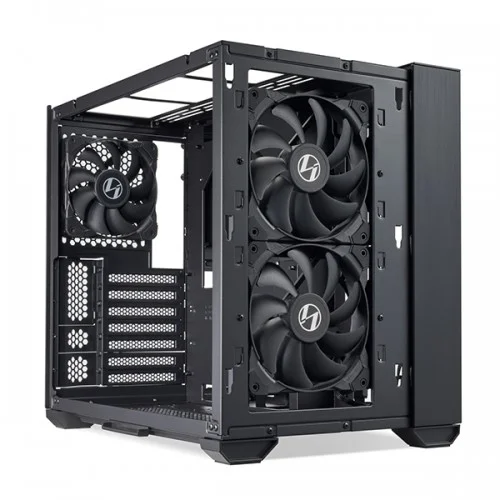 Lian Li O11AMX O11 AIR MINI ATX Mini Tower Gaming Case Black