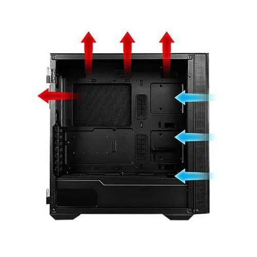 MSI MPG QUIETUDE 100S ATX Mid Tower Gaming Case