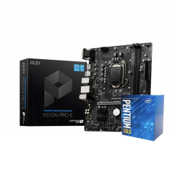 INTEL PENTIUM GOLD G6400 PROCESSOR & MSI H510M PRO-E MOTHERBOARD COMBO