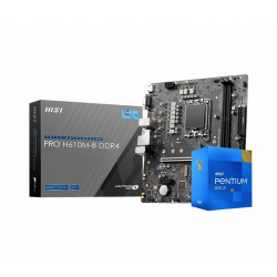 INTEL PENTIUM GOLD G7400 PROCESSOR & MSI PRO H610M-B MOTHERBOARD COMBO