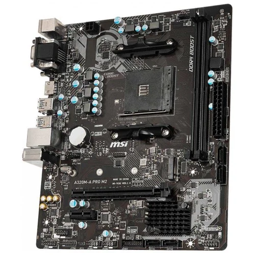 MSI A320M-A Pro M2 AMD Micro-ATX Motherboard