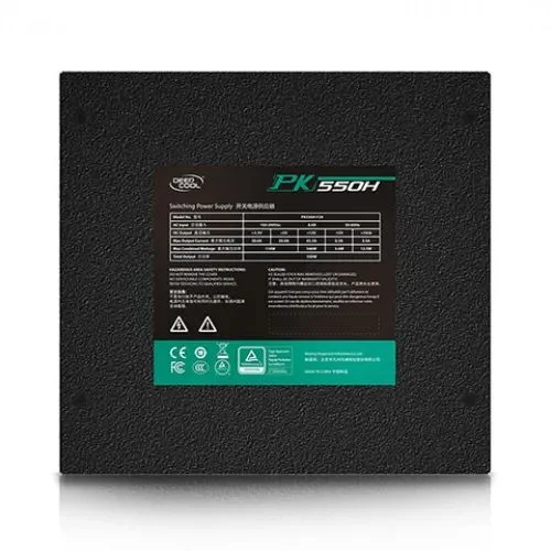 DeepCool PK550H 80 Plus Bronze Semi Modular Power Supply