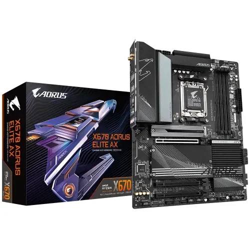 Gigabyte X670 AORUS ELITE AX DDR5 AMD AM5 ATX Motherboard