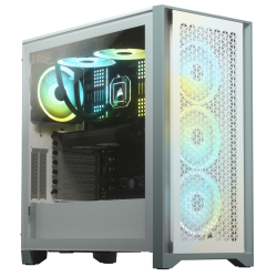 Corsair 4000D AIRFLOW Tempered Glass Mid-Tower ATX Casing White