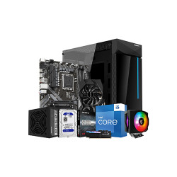 INTEL I5 13TH PROCESSOR GIGABYTE B760 DS3H 16GB RAM 1TB HDD 256GB SSD DESKTOP WITH 6GB GRAPHICS CARD