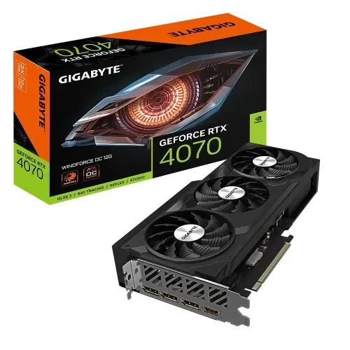 GIGABYTE GeForce RTX­­ 4070 WINDFORCE OC 12G Graphics Card