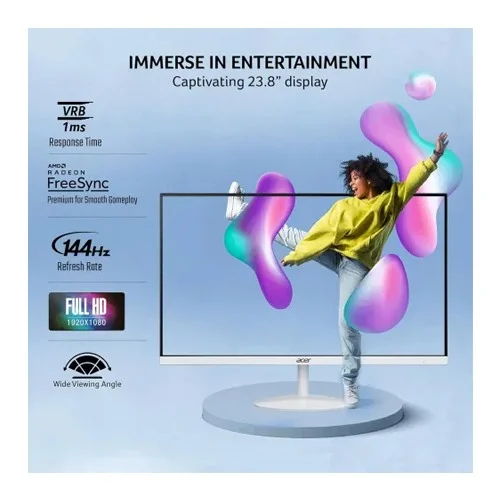 Acer SA242Y P1 23.8 inch 144Hz IPS FHD Monitor White