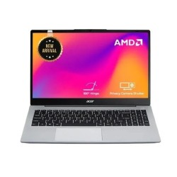 Acer Aspire 15 AS15-42-R5 Ryzen 5 7430U 8GB DDR4 3200MHz 512GB NVMe SSD 15.6 Inch FHD IPS Backlit 55Whr Pure Silver