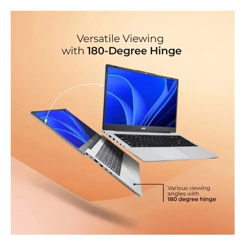 Acer Aspire 15 AS15-42-R5 Ryzen 5 7430U 8GB DDR4 3200MHz 512GB NVMe SSD 15.6 Inch FHD IPS Backlit 55Whr Pure Silver