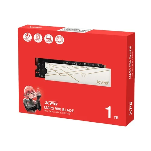 ADATA XPG MARS 980 BLADE 1TB PCIe Gen5 x4 M.2 2280 Solid State Drive