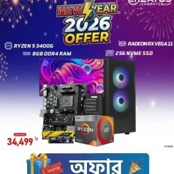 Ryzen 5 3400G Gaming Build Budget PC Package