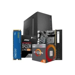 Budget PC with AMD Ryzen 5 2400G Desktop Processor
