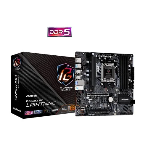 ASRock B650M PG Lightning AMD Motherboard