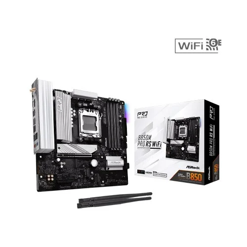 ASRock B850M Pro RS WiFi AMD Socket AM5 Motherboard